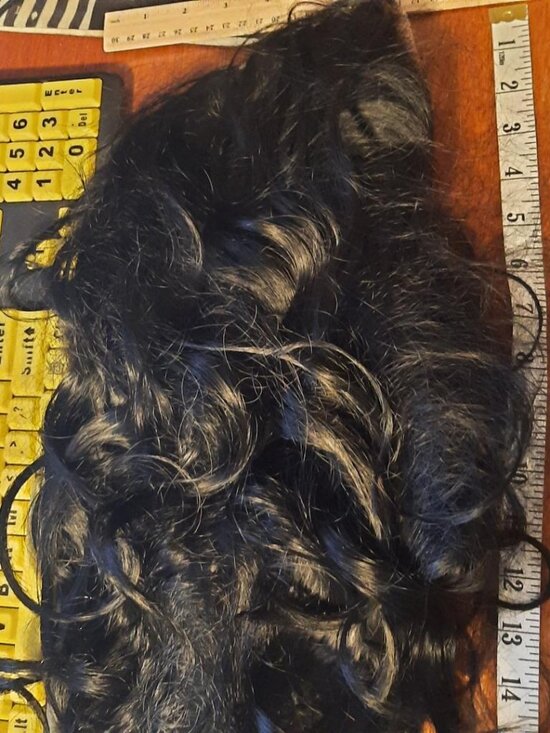 NEW ! Wig 26 Inch Long Hair Wig Curly Black